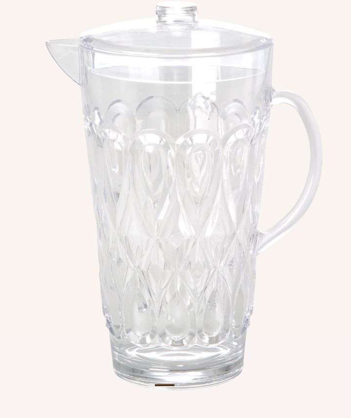 Kunststof Kan - Doorschijnend - rice