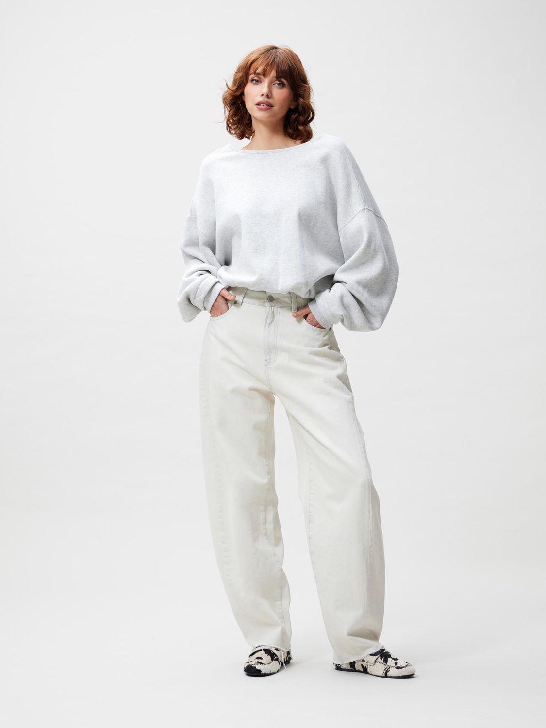 Super barrel fit jeans - Bone - catwalk junkie