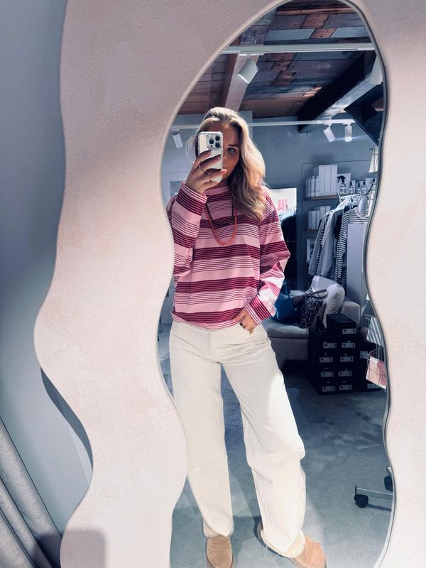 Super barrel fit jeans bone - catwalk junkie