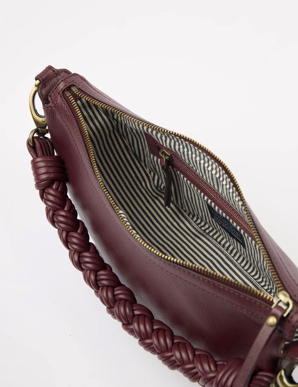 leo bag (bruin en rood) - o my bag amsterdam