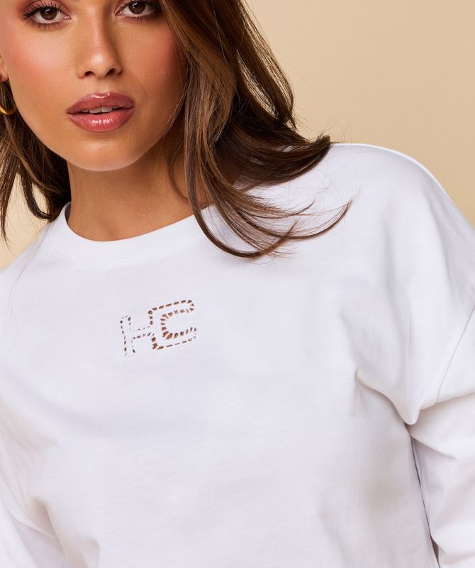 Bobbie t-shirt white - heyb club