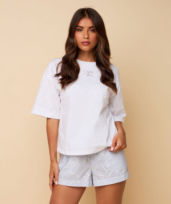 Bobbie t-shirt white - heyb club