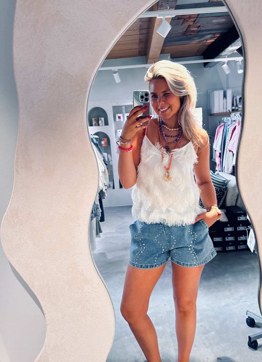 Jaimy top white - heyb club