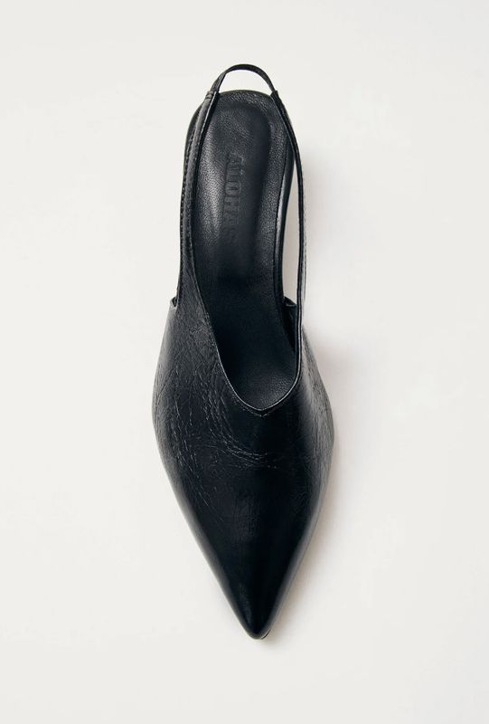 Eros black leather mules - black  - Alohas