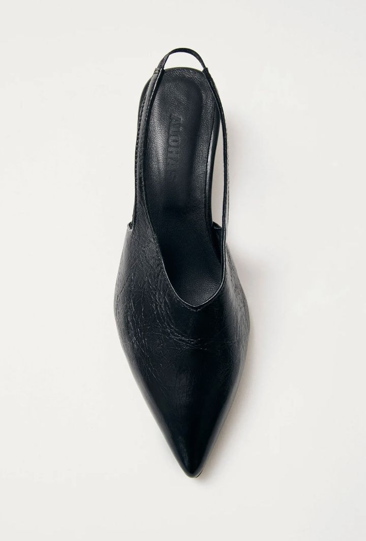 Eros black leather mules - black  - Alohas