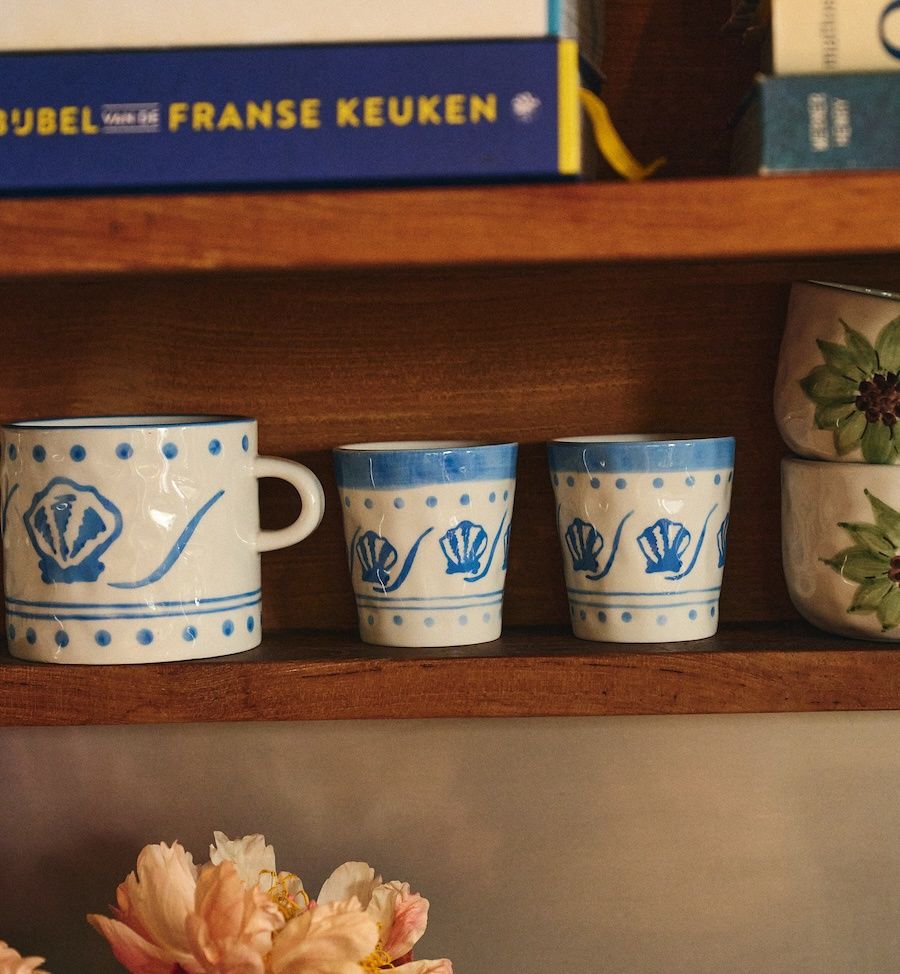 Azure Shore Coffee Cup - anna+nina