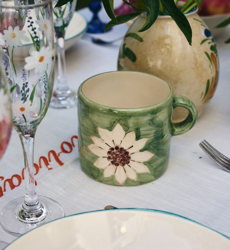 White Lotus Dreams Tea Mug -anna+nina