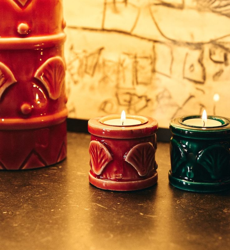 Coral Shell Tealight Holder -anna+ nina