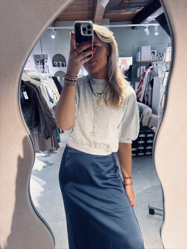 Amice t-shirt s/s - Grey melee - Another label