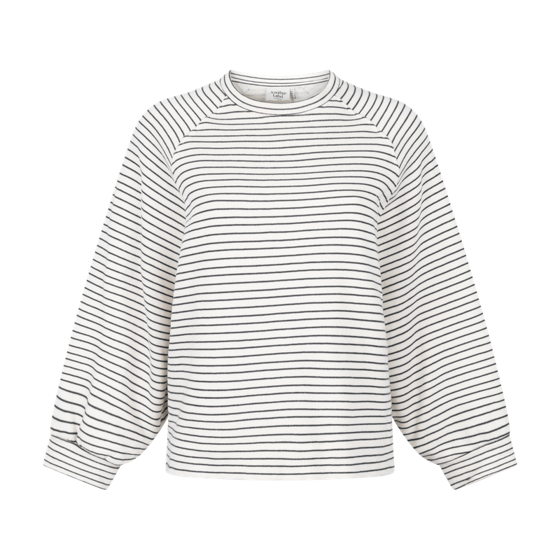 Flori stripe sweat - Navy white stripe  - Another label