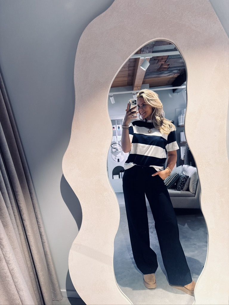 Moore pleated pants - black - another label