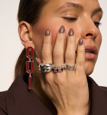 Bisou ring zilver - anna+nina