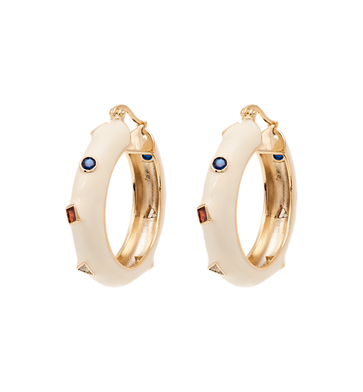 Tutti Frutti Hoop Earrings - anna+nina