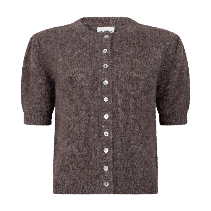 Jacqui knitted cardigan s/s - Chocolate Fondant - Another label