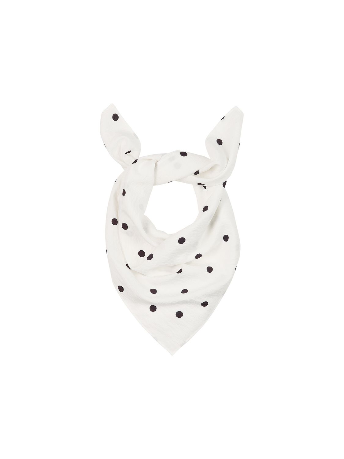 Dotted scarf -catwalk junkie