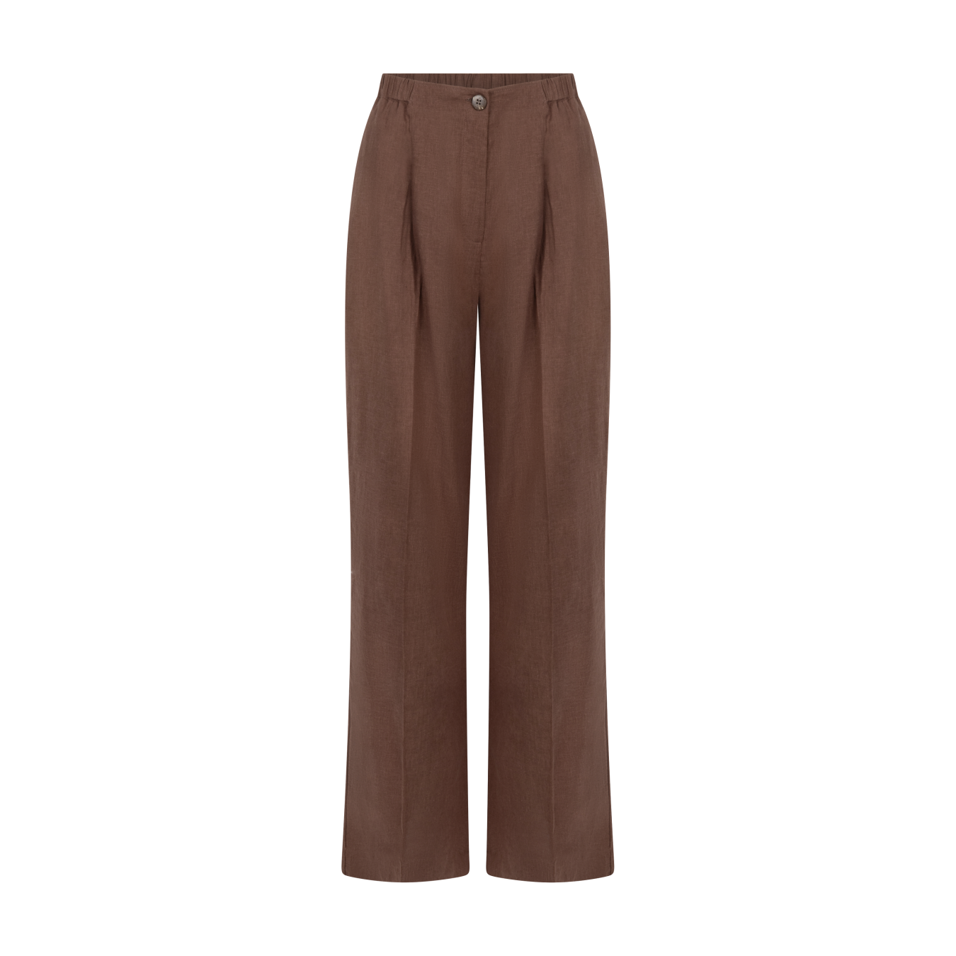 Maddy linnen pants - Chocolate Fondant - Another label