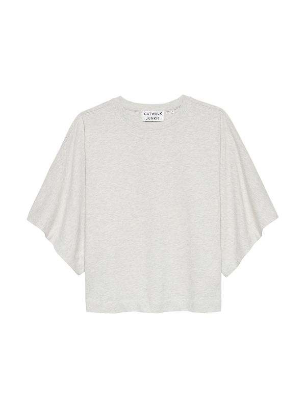 Batsleeve t-shirt -  Light Grey melange - catwalk junkie