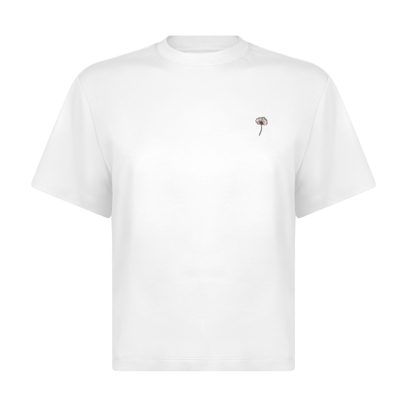 Gina flower t-shirt s/s - Off White  - another label