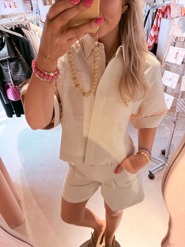 Juul shirt s/s - Sandshell - Another label