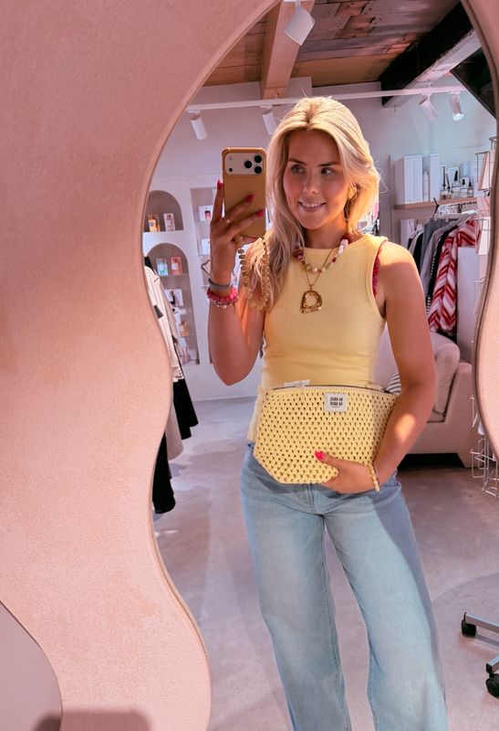 Classic rib singlet mellow yellow -catwalk junkie