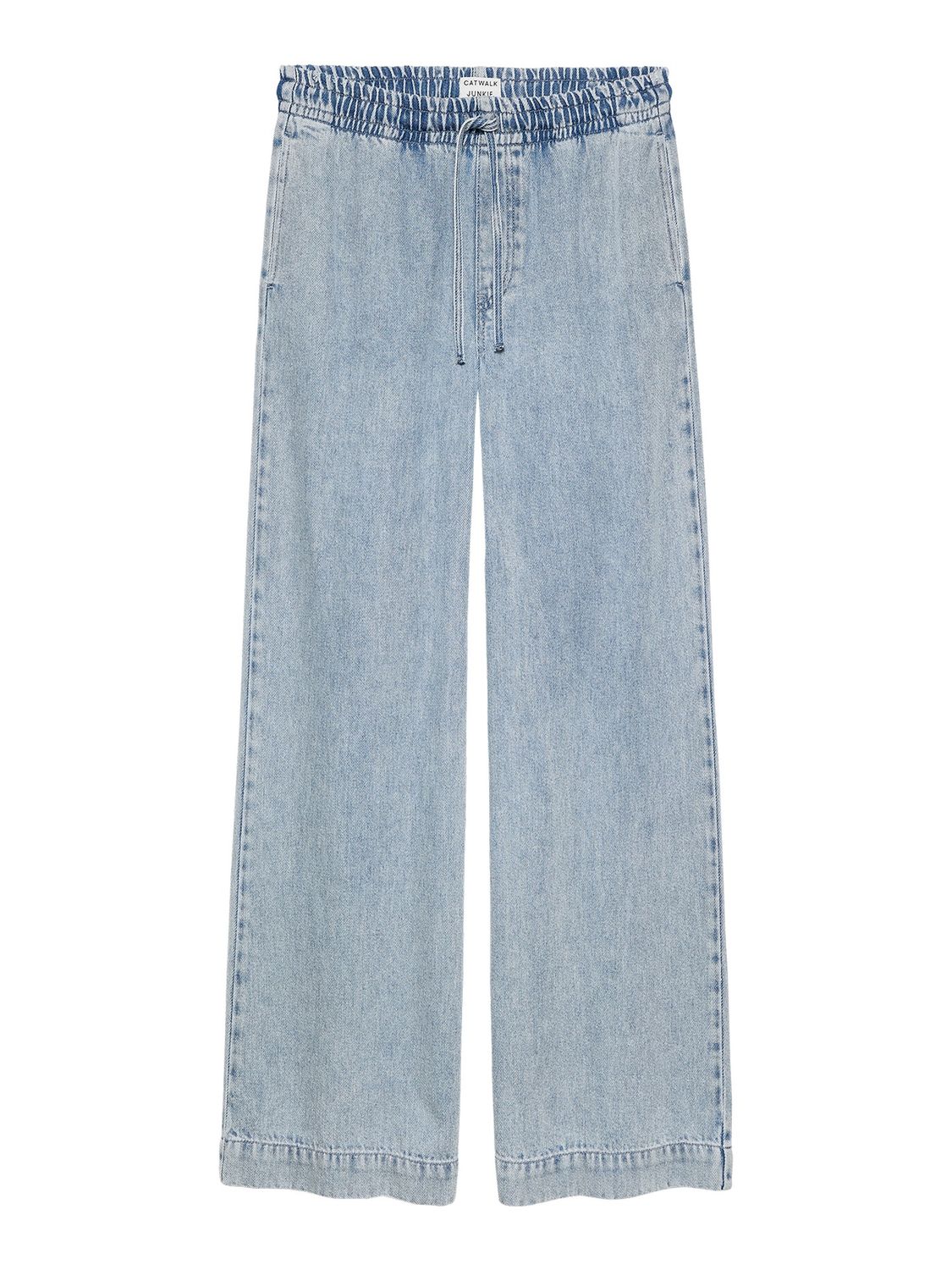 Denim jogger -  light blue - catwalk junkie