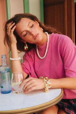 Disco pearl necklace - bonnie studios