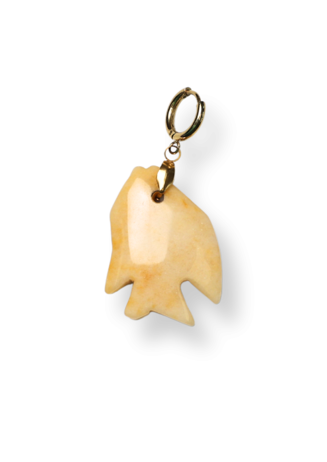 yellow fish pendant - bonnie studios