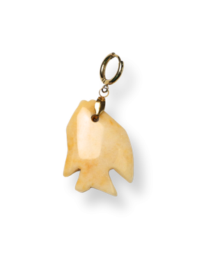 yellow fish pendant - bonnie studios