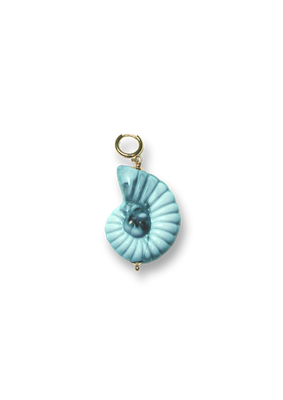 blue shell small pendant - bonnie studios