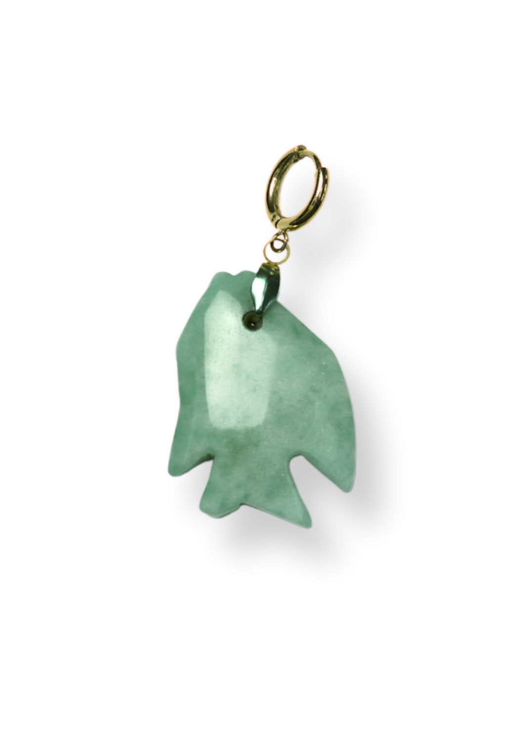 Green fish pendant - bonnie studios