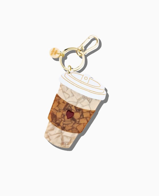 iced latte bagcharm en sleutelhanger - solar eclipse