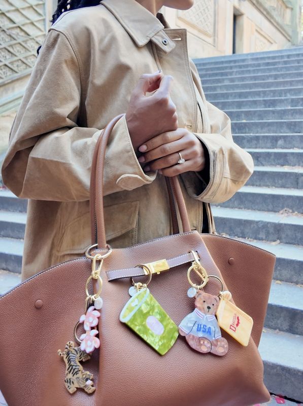 Matcha sleutelhanger en bagcharm - solar eclipse