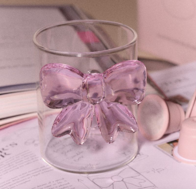 bow tumbler pink - lepelclub