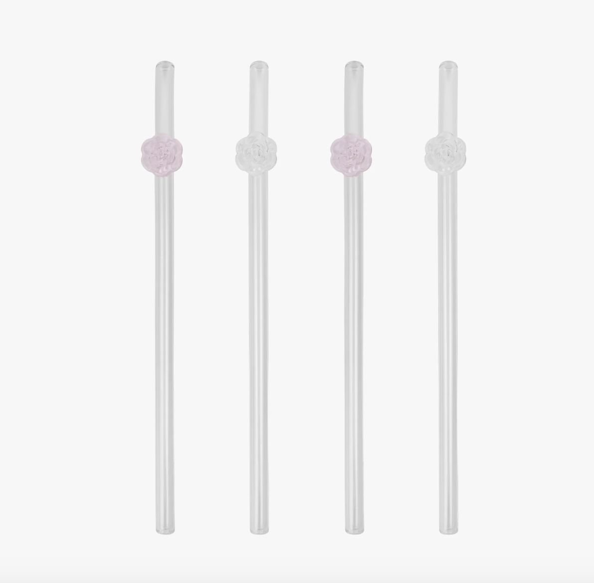 rosé straws (set of 4)- lepelclub