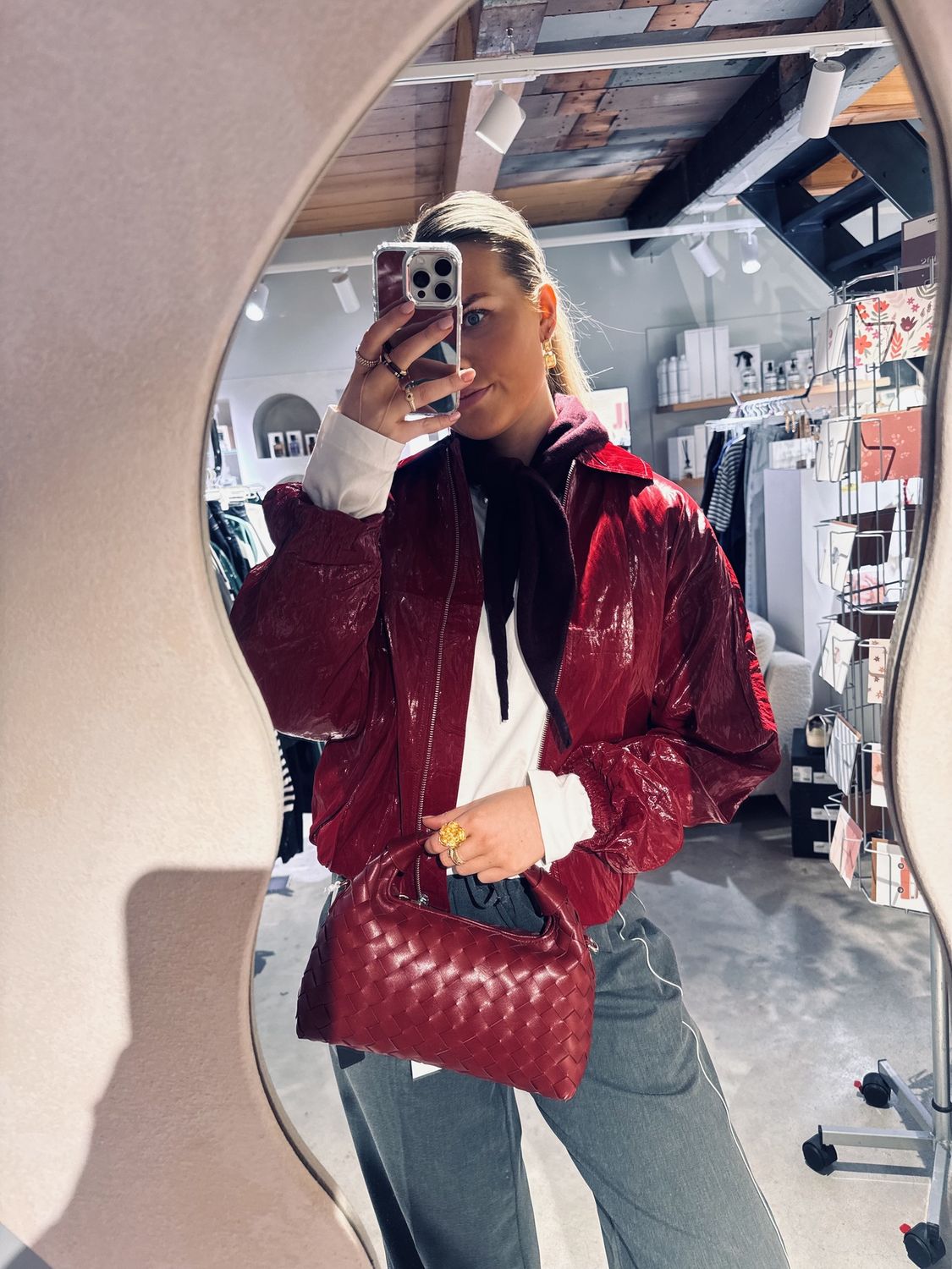 Tuck in jacket - Rhubarb - catwalk junkie