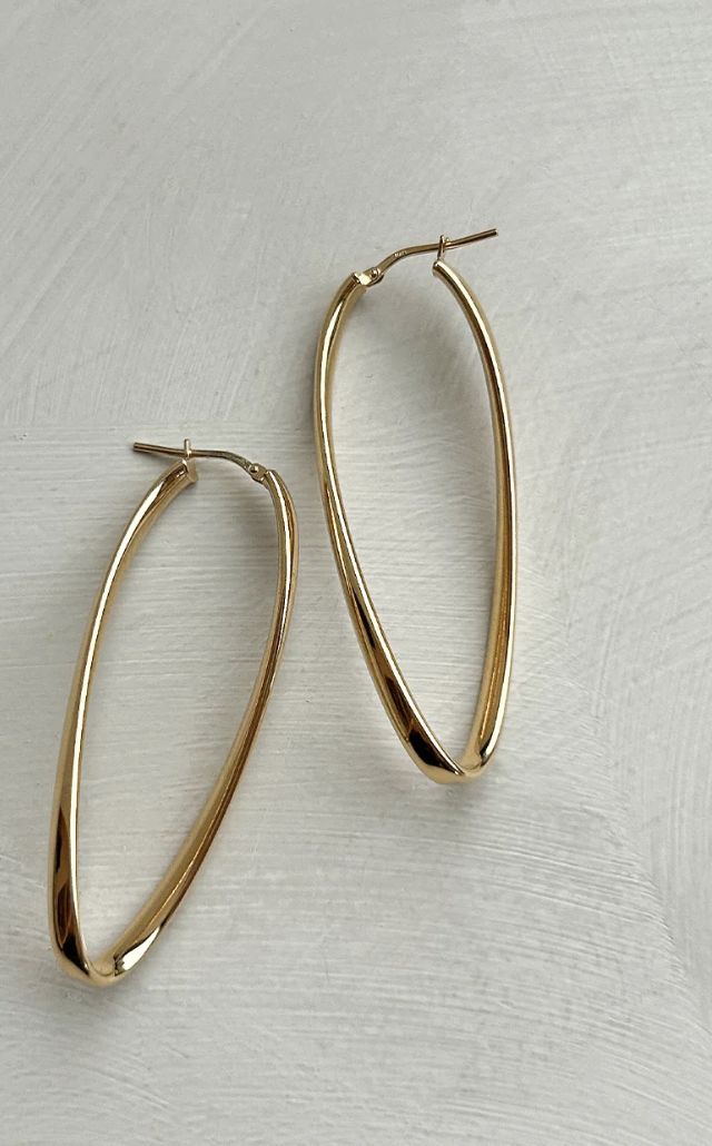 oval twist gold - bobby rose