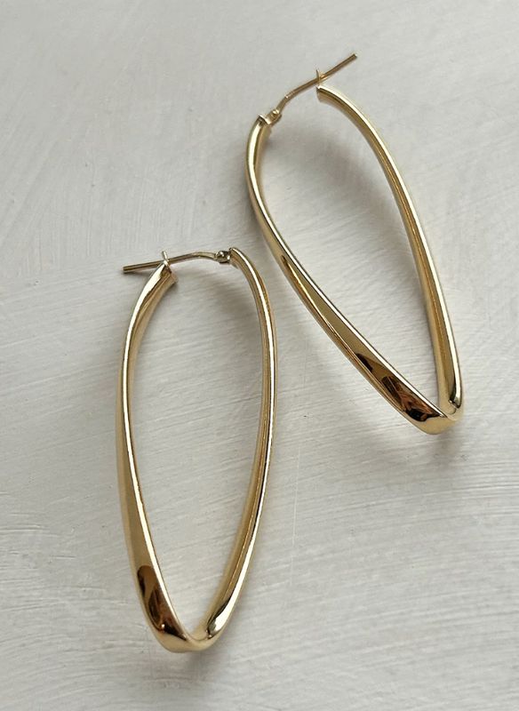 oval twist gold - bobby rose