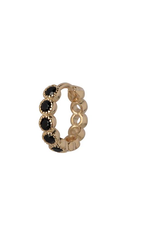 black swarovksi clip - bobby rose