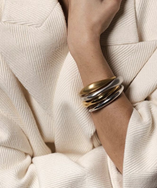 cuff vive matt goud - souvenirs de pomme