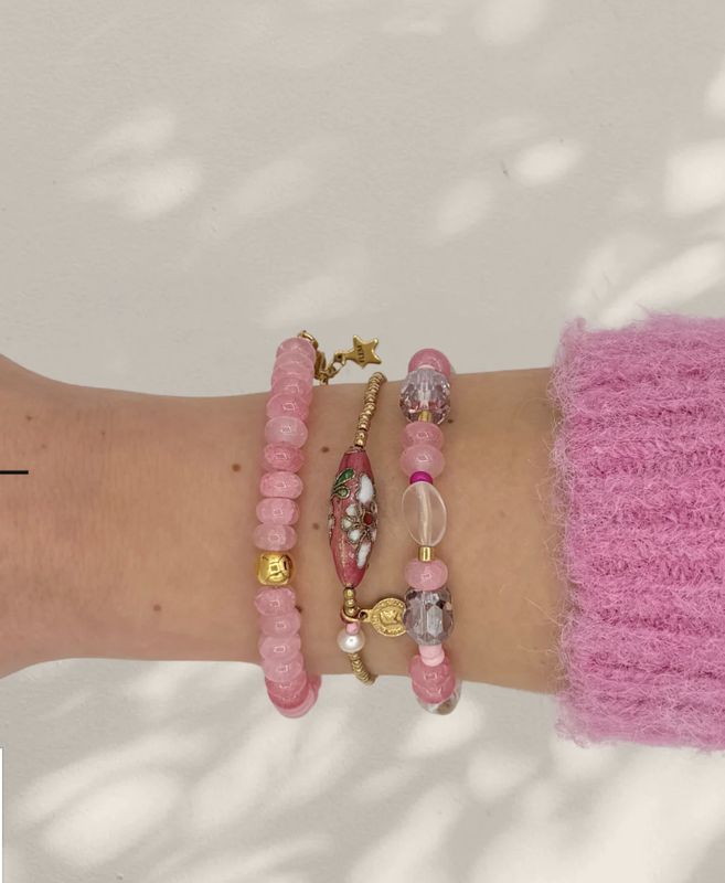 bracelet rose - flem the label