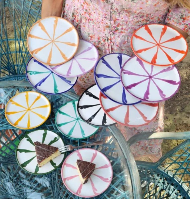 gebaksbordje grenada streep - lenta living