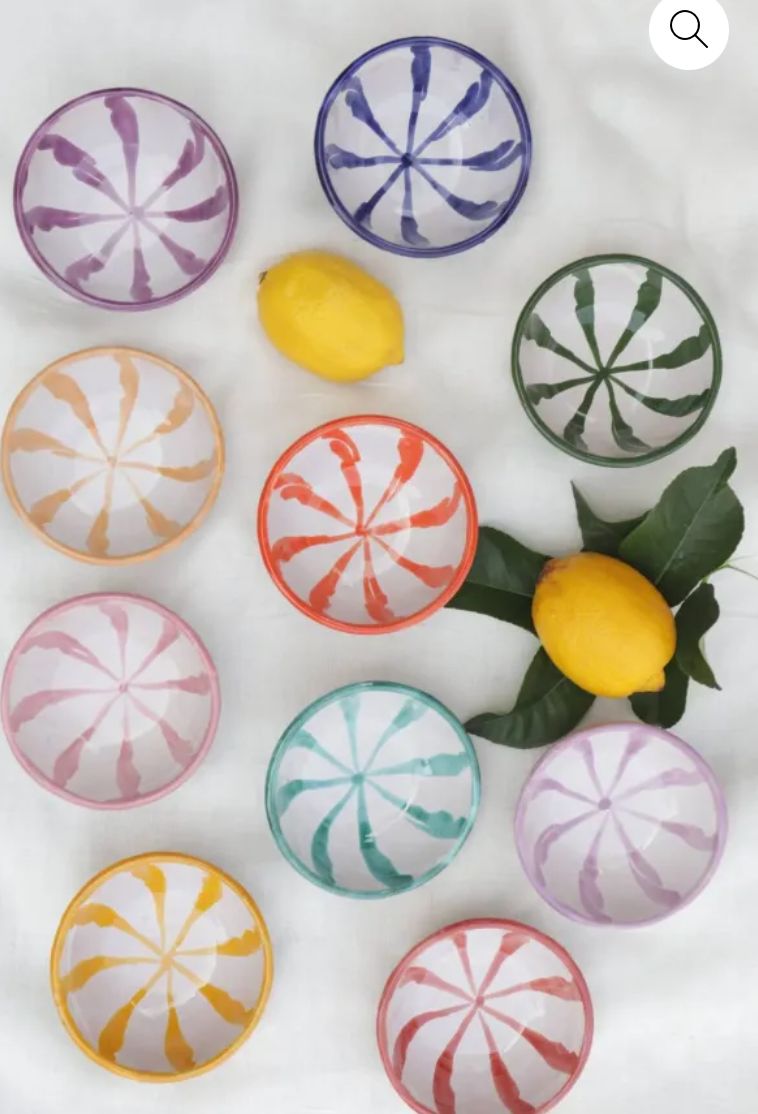 Tapas schaaltje streep - lenta living