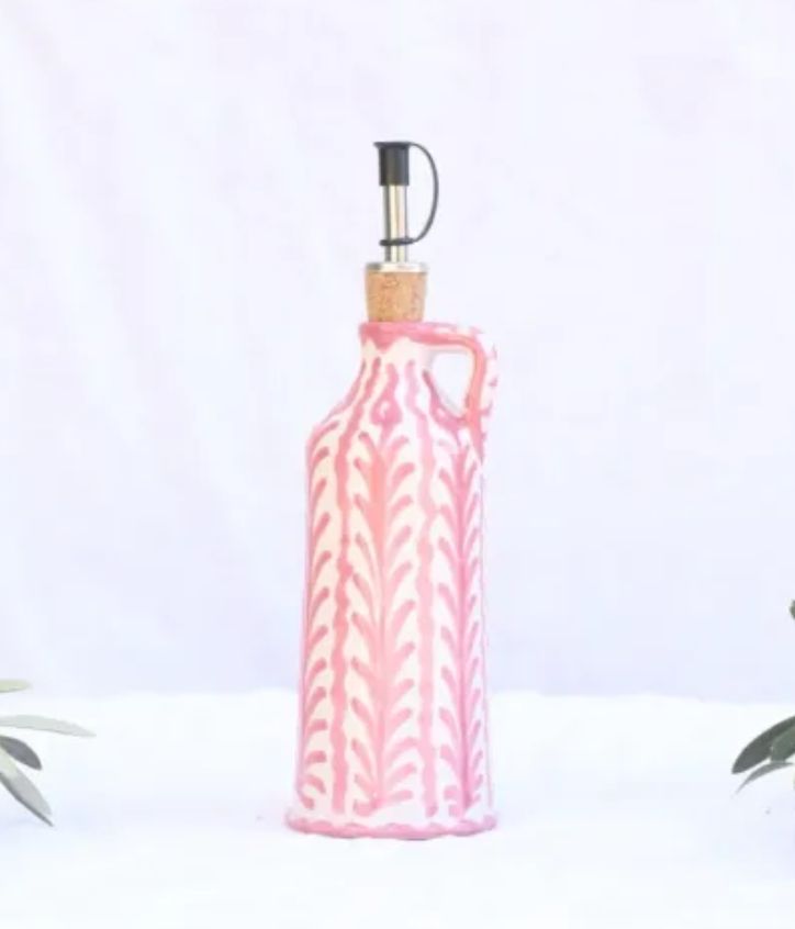 Olijfolie kan 20cm - diverse kleuren - Lenta living, Colour: Roze