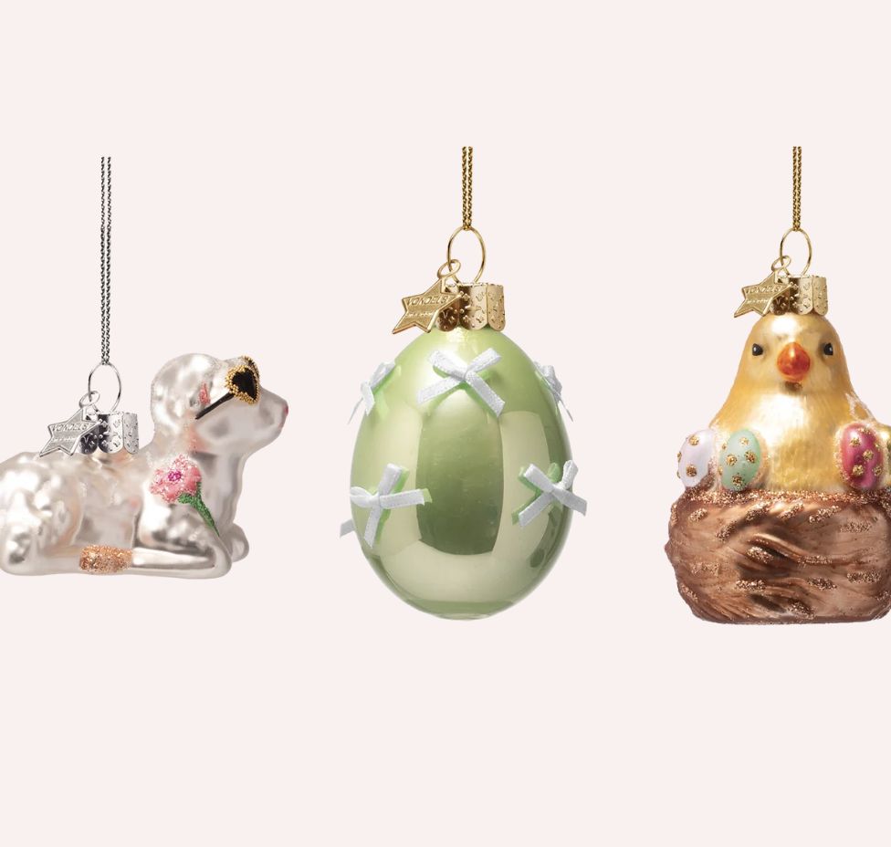 Ornament glass Easter Set Spring Sweeties w/ Box 6CM - vondels