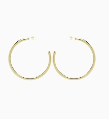 Classic oorbellen creool rond S - lott
