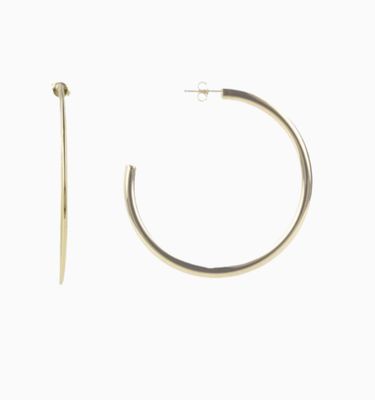 Cl earring creole round l-g - lott