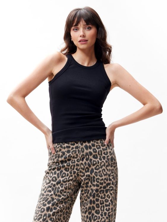 Rib singlet - Black - Catwalk Junkie