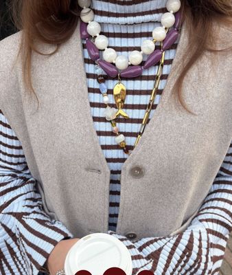 nova ketting white - le veer