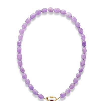 Lilac stone necklace - le veer
