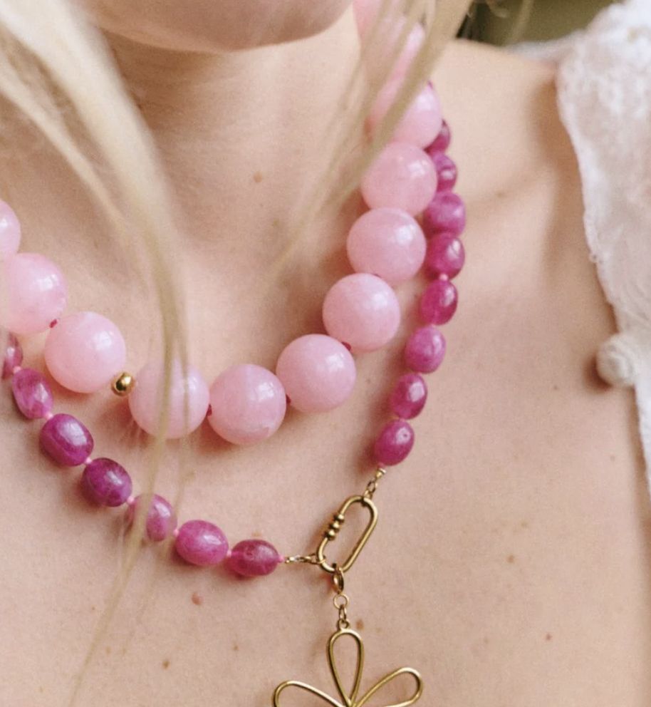 berry stone ketting - le veer